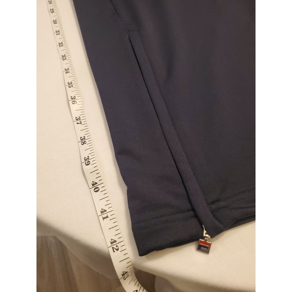 Fila Sport Retro Jogger Track Pants Nylon w Ankle Zipper Ladies XL NWOT Navy - Picture 11 of 15